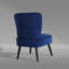 Caveney Upholstered Slipper Chair-2130670694