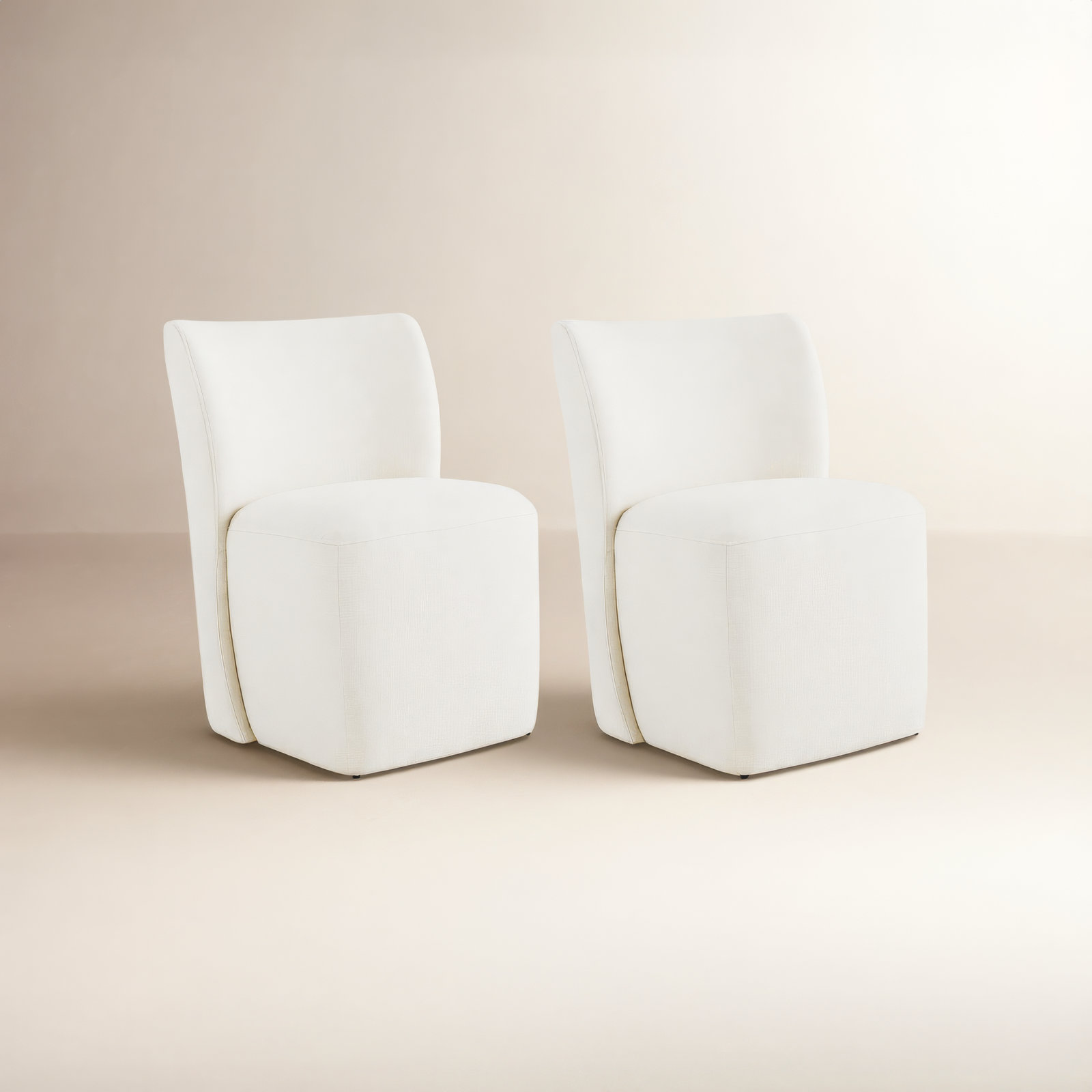 Madie Side Chair, Cotton Tweed Flannigan 