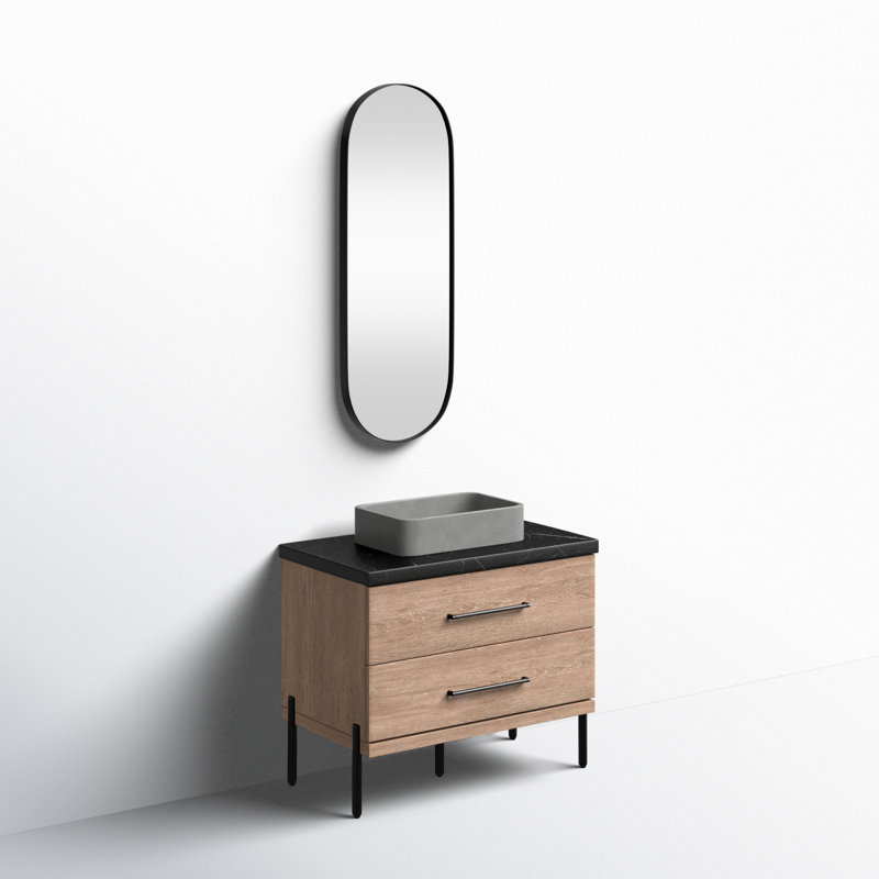 Ensemble de meuble-lavabo simple 36 po avec miroir Dasher