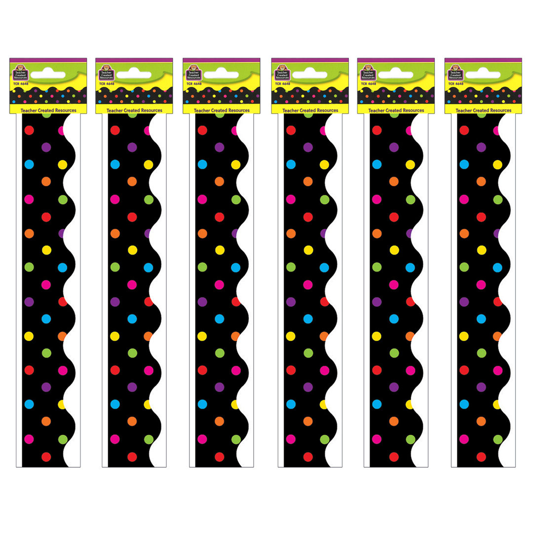 Scalloped Border Trim (Set of 6) Teacher Created Resources