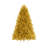 Traditional Gold Christmas Tree with Lights, Tree Prelit with Metal Stand-432555648