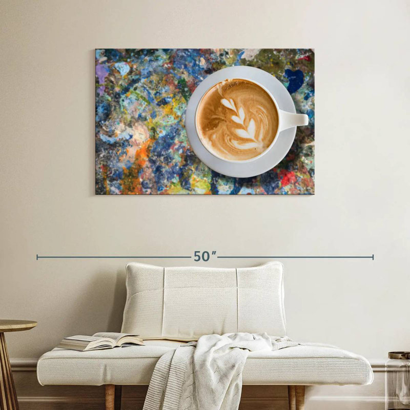 Yarlin Creative Latte Coffee, 26" H x 39" W