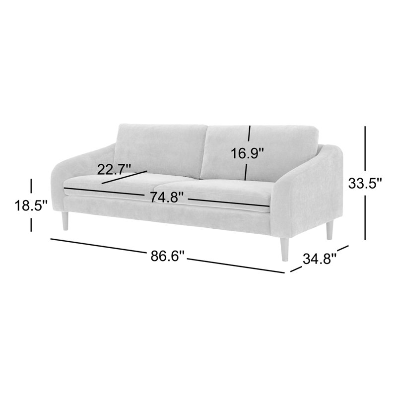 Michaela Upholstery Sofa, Oatmeal