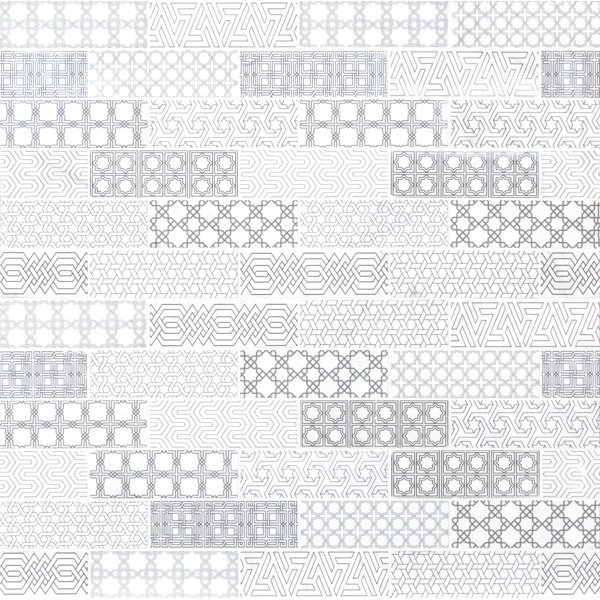 Ionian Sabari 12 in. x 12 in. Honed Marble Mosaic Floor and Wall Tile