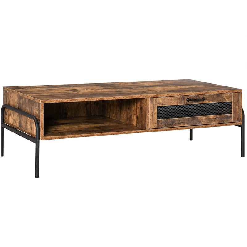 Fromm Four Leg Coffee Table with Storage