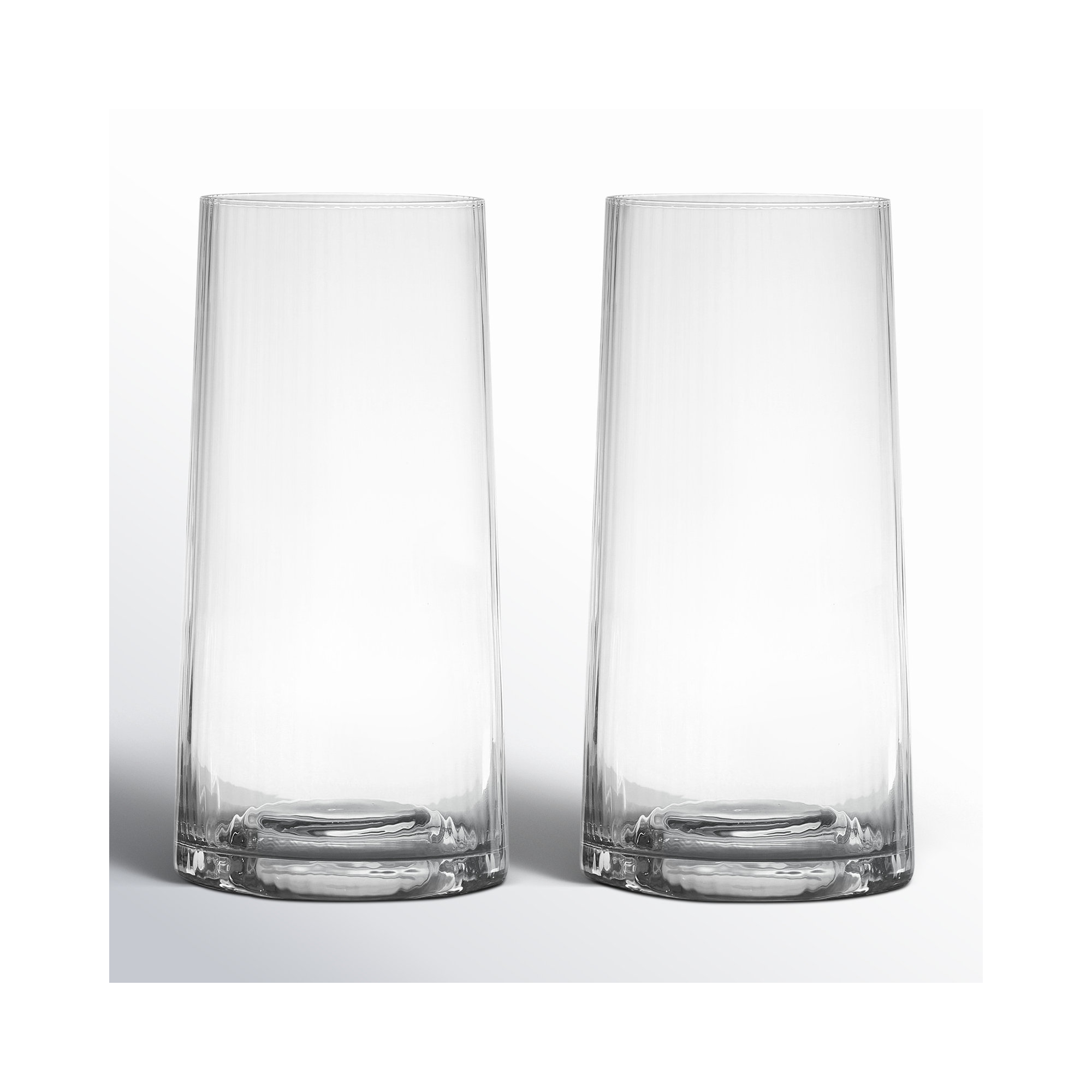 Zoya 18.5oz. Glass Highball Glass Glassware Set, Clear