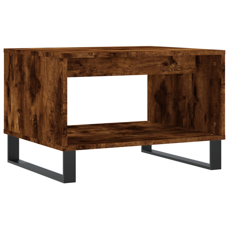Azilynn Sled Coffee Table with Storage, Smoked Oak