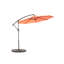 Parasol de terrasse orange de 3 m (10 pi) pour piscine - Imperméable et offrant une protection solaire pour un extérieur propre et durable