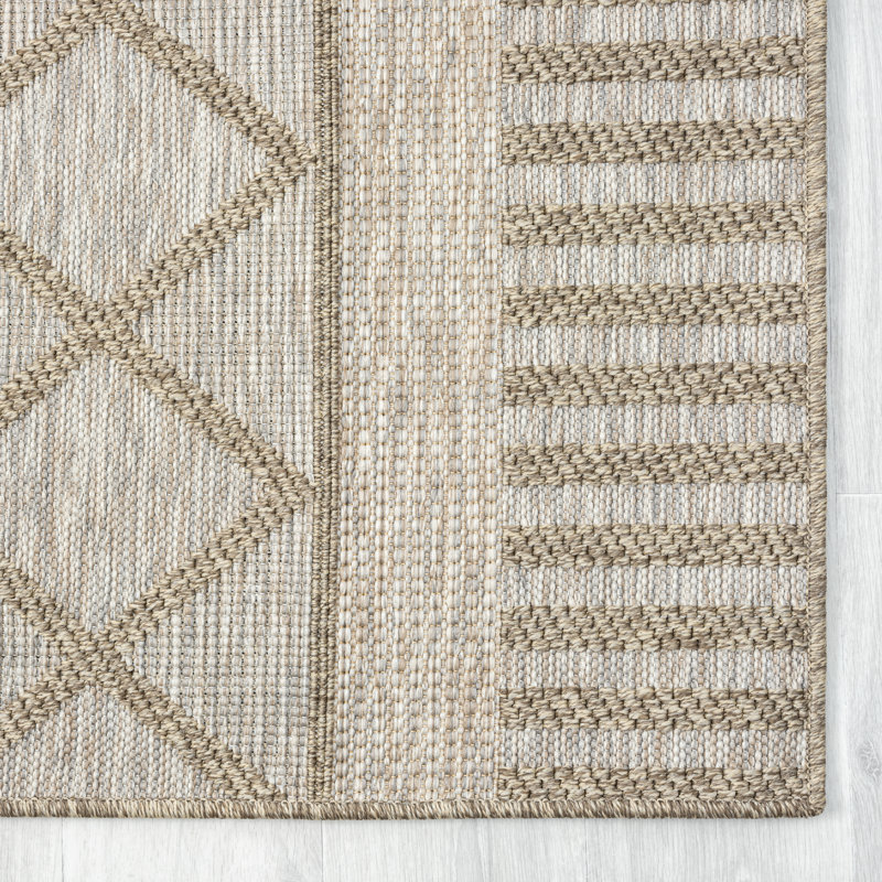 Tapis intérieur / extérieur Hevyn, Rectangle 2 pi x 3 pi
