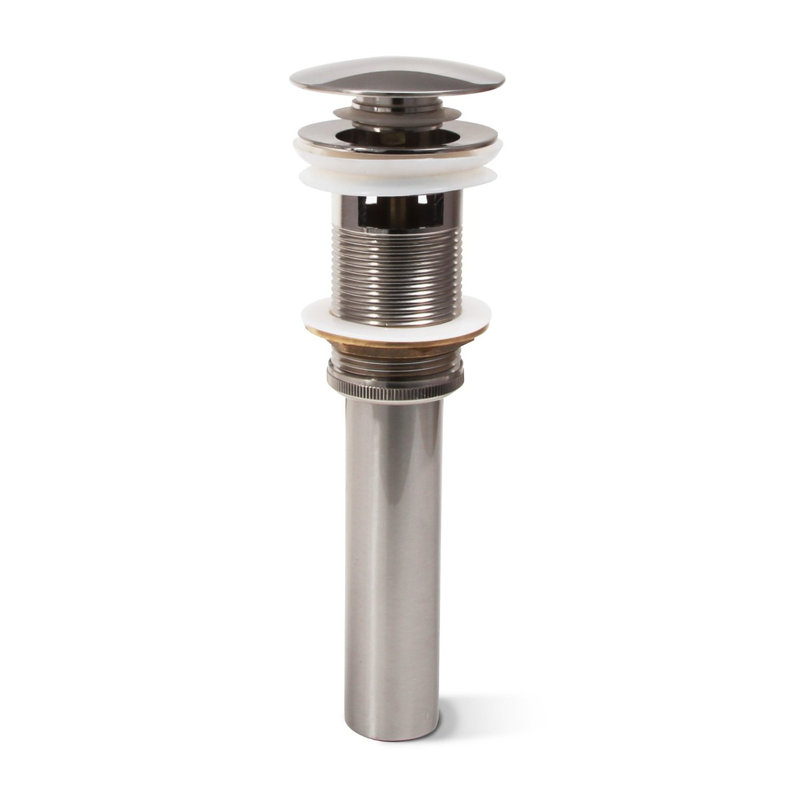 1.6'' W Pop-Up Yes, Brushed Nickel