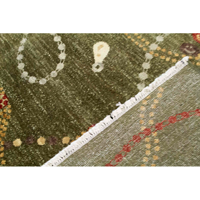 Hand Woven Wool Abstract Area Rug