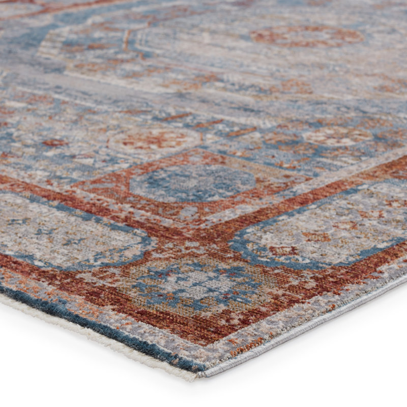 Tapis bleu Devoss, Rectangle 5 pi x 8 pi