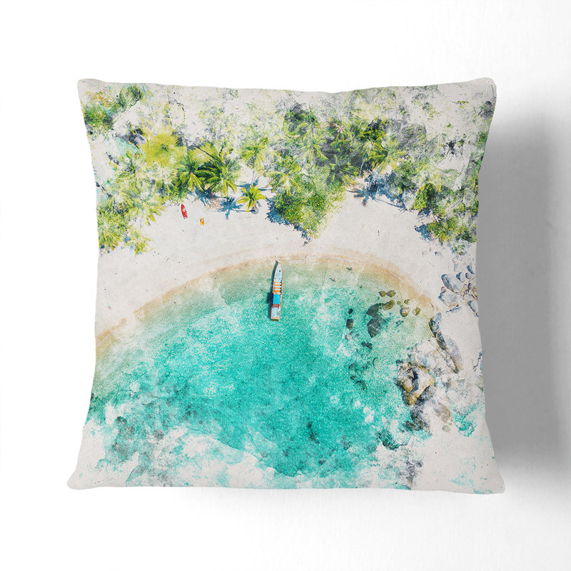 Square Throw Cushion, 55cm H x 55cm W x 20cm D