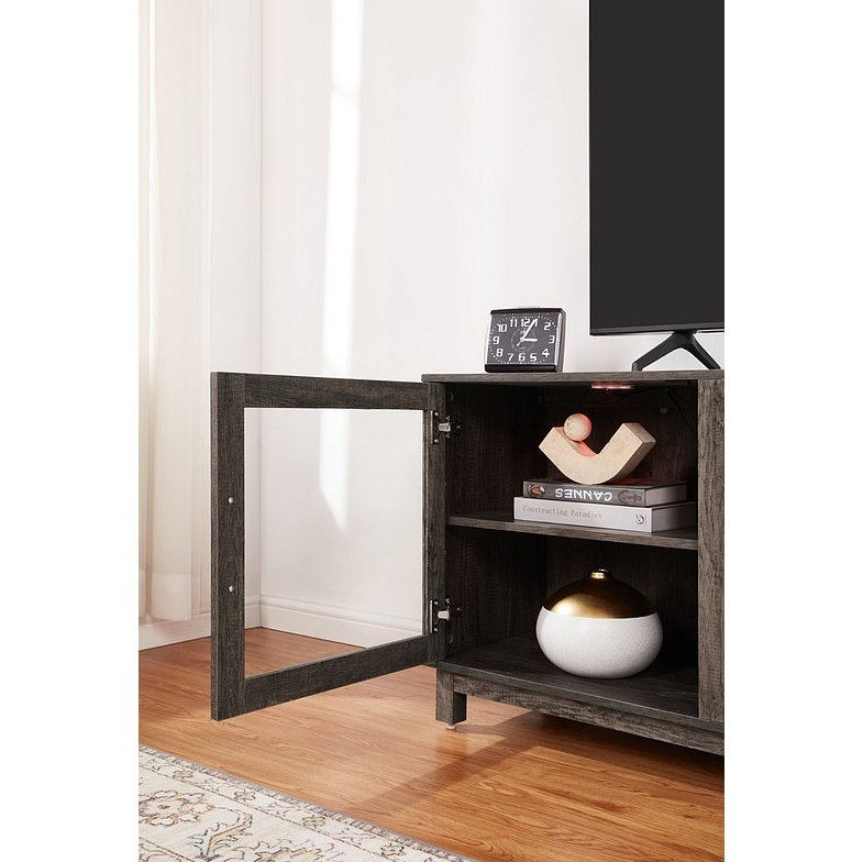 Meuble télé avec foyer et chauffage