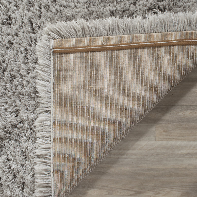 Hermina Silver Area Rug, Round 8'