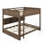 Queen Over Queen Bunk Bed With Cabinets And USB-1462132500