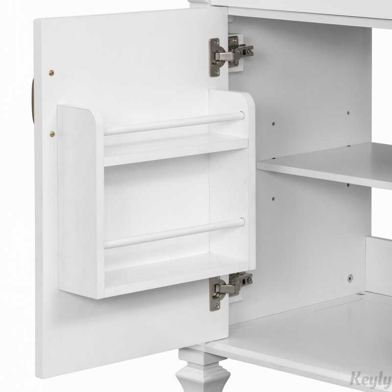 Meuble-lavabo 30 po avec lavabo en céramique, Blanc
