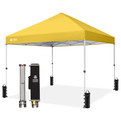 8 Ft. W x 8 Ft. D Instant Pop Up Canopy Tent with One Push Setup