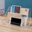 Clear Acrylic Plastic 3-Slot Tabletop File Organiser