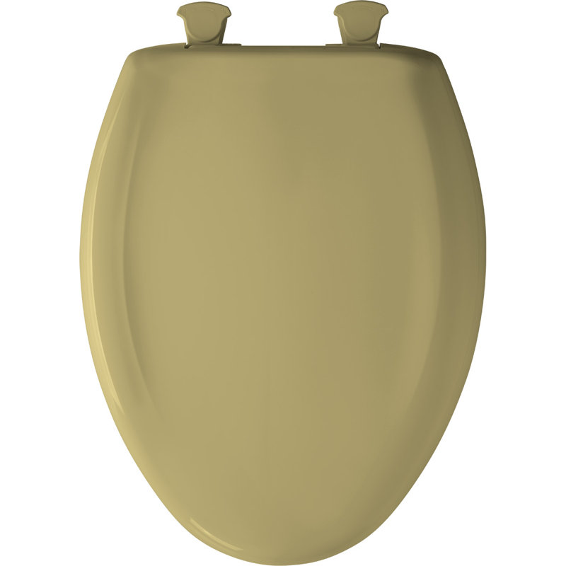 Elongated Toilet Seat and Lid, Chamois