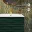 Meuble-lavabo autoportant Cascade 24 po en chêne vert avec comptoir à 3 trous-108951695-108951694