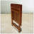 Lucius Reddish Brown Folding Bistro Table