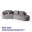 Canapé modulaire surdimensionné et rembourré Modern-68197131