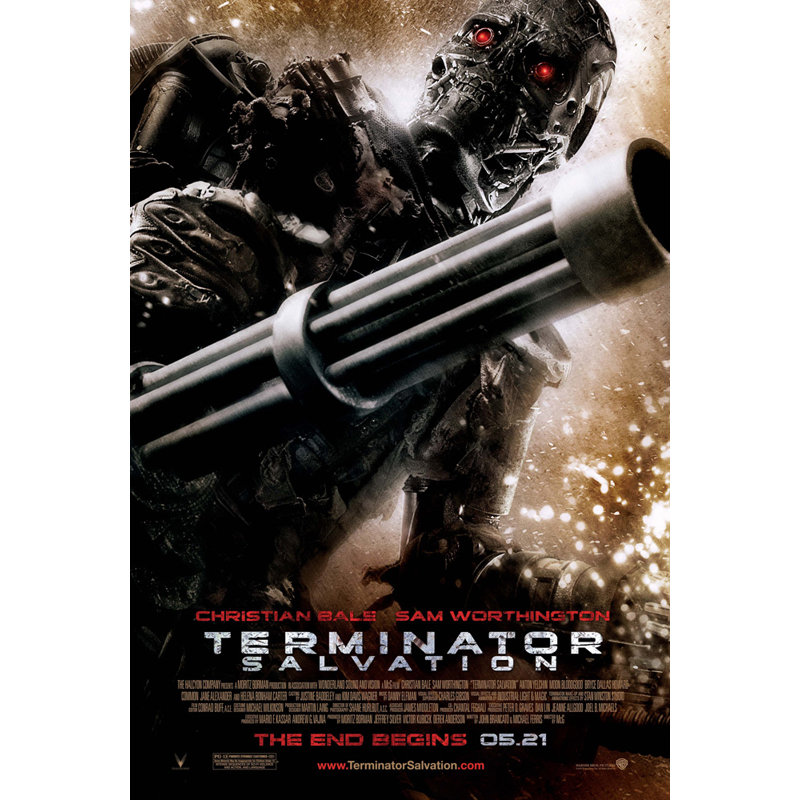 Salut Terminator, H 24 po x l 16 po