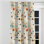 Mcm Graphic Artistry I - Rideau occultant avec œillets Mid-Century - 1 panneau