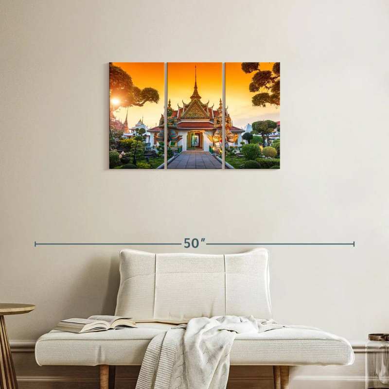 Porte Adella Wat Arun, H 20 po x l 33 po