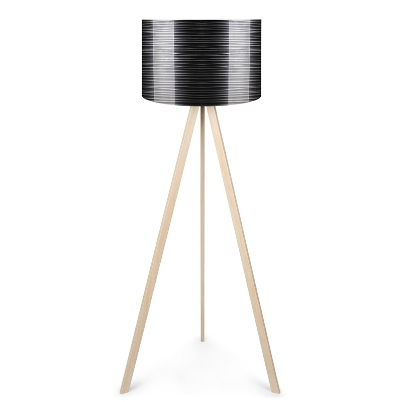 Lampe trépied 55 ", Crème
