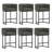 26" Upholstered Counter Stool with Metal Frame-123103710