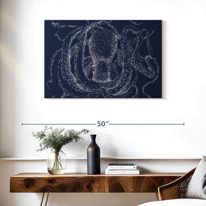 Octo Scribble, 24" H x 36" W