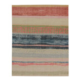 Distressed Homage Hand Knotted Wool Abstract Area Rug