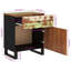Cular 50cm W Metal Bedside Table