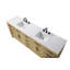 Meuble-lavabo double 84 po brun miel-1841183185
