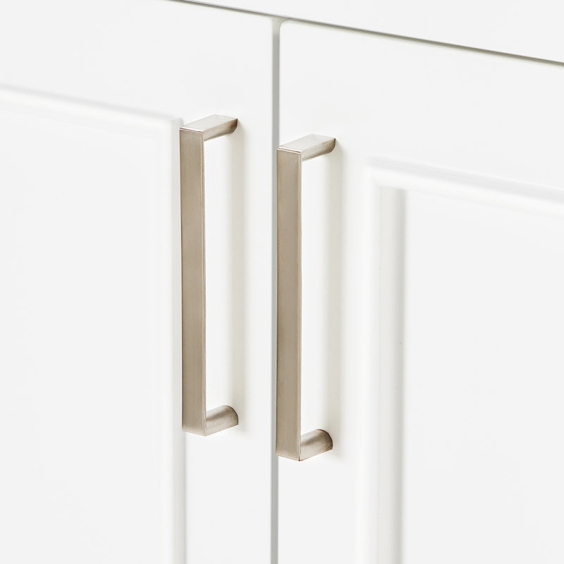 42.25'' Single Bathroom Vanity with Carrara Quartz Top, White