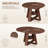 Extendable Round To Oval Dining Table For 4–6, Wooden Kitchen Table With Hidden Storage And Upholstered Chairs, Space-saving Dinner Table For Small Apartments-124587971
