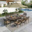 Ensemble repas d'extérieur 8 personnes L 86,6 po Chesham-97894487