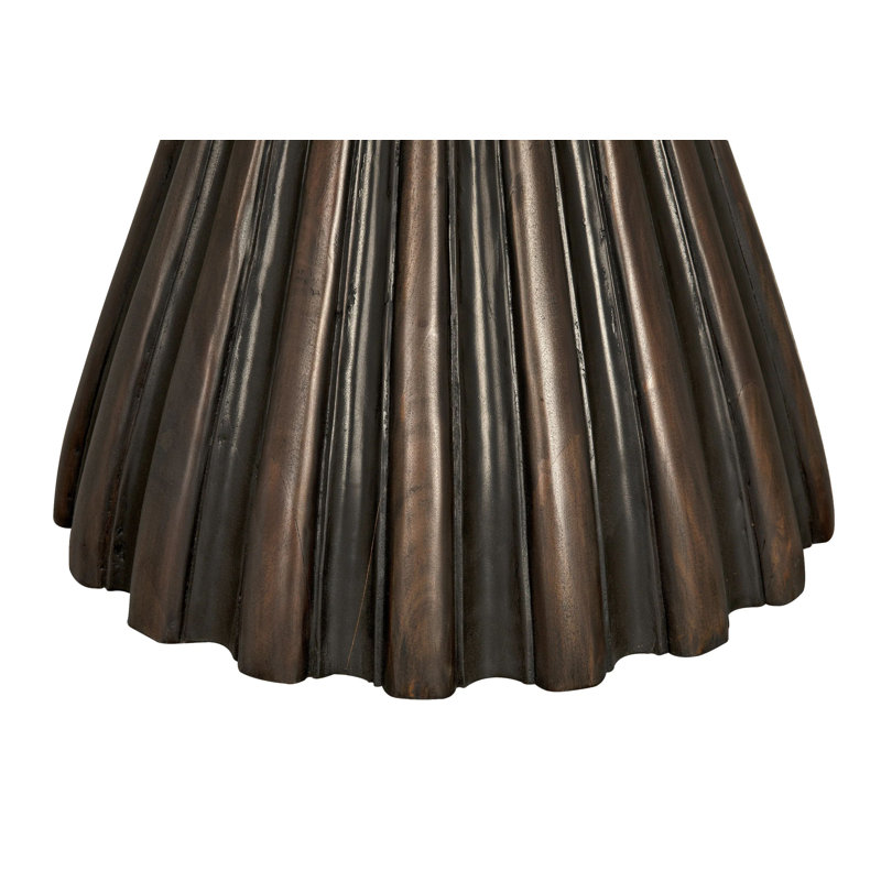 Osiris Round Mahogany Wood Dining Table