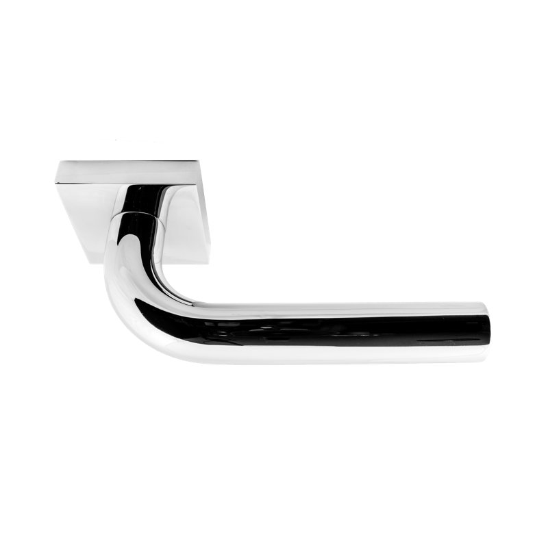 Passage Door Lever Set, Polished Stainless Steel, 2.375"