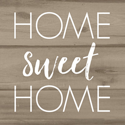 Brown Sweet Home - Wrapped Canvas Print