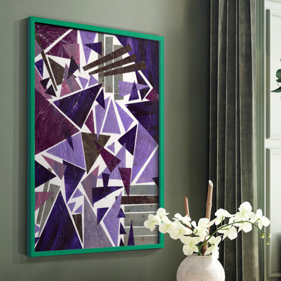 Purple Dream II Framed Print - Solid Wood