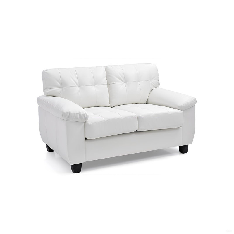 Causeuse contemporaine blanche avec confort