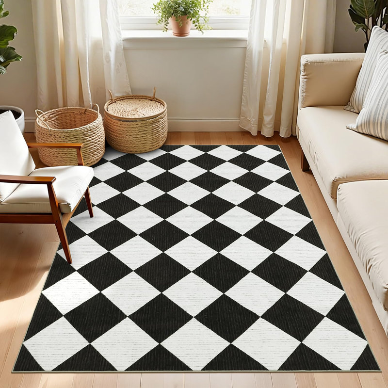 Area Rugs Living Room Washable Area Rug Non Slip Area Rug Vintage Rugs for Living Room Bedroom Dining Room, Runner 2'6" x 8'