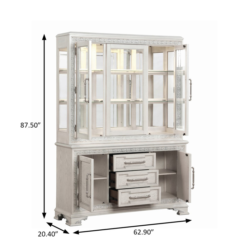 Buffet traditionnel l 62,9 po, ivoire