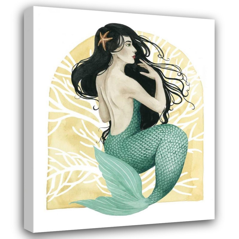 Art sur toile tendue Art Gallery, Popp, Mermaid II, 45" H x 36" W