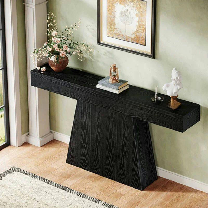 Console campagne rétro, H 35,43 po x l 55,12 po x P 11,81 po