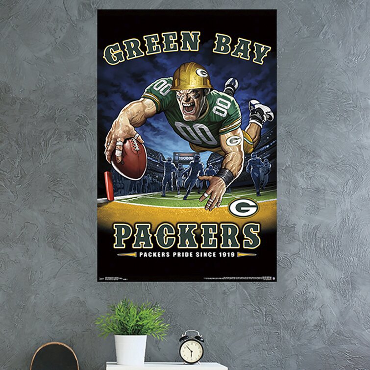 : NFL Green Bay Packers - End Zone 17 Wall Poster with