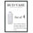Glass Table Vase - Set of 4